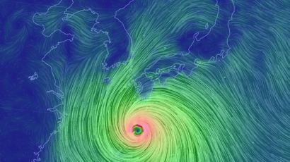 거리 먼 서해도 강풍 분다···'진격의 강태풍' 하이선 북북서진 중