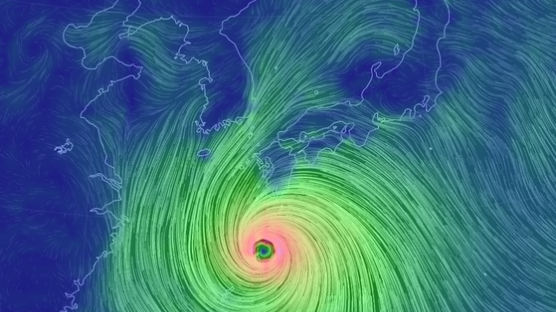 거리 먼 서해도 강풍 분다···'진격의 강태풍' 하이선 북북서진 중