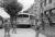 1971년 서울 대방동 유한양행 앞에서 실미도 부대원의 자폭 직후 군인들이 경비를 서고 있는 모습 [중앙포토]