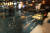 코로나19 방역 강화를 위한 '사회적 거리두기' 2.5단계 1주일 연장 시행중인 7일 서울 시내의 한 카페에 테이블과 의자가 쌓여있다. 연합뉴스
