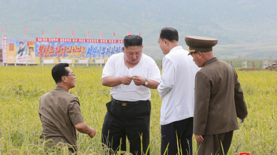 北 김정은 민생행보…한 달만에 은파군 수해 현장 다시 찾아