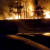 미국 오리건주에서 발생한 산불이 마을 도로까지 덮쳤다. 대피길에 오른 마을 주민이 촬영해 SNS에 올린 영상 캡처. [로이터=연합뉴스]
