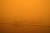 12일(현지시간) 미국 미시건주 디트로이트 호수 선착장이 산불로 인한 연기에 뒤덮여 있다. [AP=연합뉴스] 
