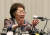 일본군 위안부 피해자 이용수(92) 할머니가 지난 5월 25일 오후 대구 수성구 만촌동 인터불고 호텔에서 두번째 기자회견을 하고 있다. 첫 기자회견은 대구 남구의 찻집에서 열렸다. [연합뉴스]