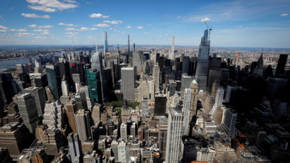 뉴욕·런던 코로나발 도심 탈출···맨해튼 공실률 14년새 최고