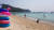 파타야 앞에 있는 코란 섬의 아름다운 해변 풍경.