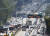 지난해 추석 연휴였던 9월15일 오후 서울 서초구 경부고속도로 잠원IC 부근에서 상행선(왼쪽)과 하행선 차량들이 정체로 서행하고 있다. 뉴스1