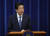 아베 신조(安倍晋三) 일본 총리가 28일 오후 총리관저에서 열린 기자회견에서 사의를 공식 표명했다. 도쿄 교도=연합뉴스