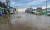 지난 3일 강원 삼척시 임원항 일대가 제9호 태풍 '마이삭'의 영향으로 침수 피해를 입은 모습. 연합뉴스