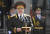 알렉산드르 루카셴코 벨라루스 대통령이 23일(현지시간) 취임식을 진행하고 있다.[EPA=연합뉴스]