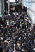 지난 1월 서울 서초구 aT센터에서 열린 2020 공공기관 채용정보 박람회를 찾은 학생들과 구직자가 입장을 기다리고 있다. 연합뉴스