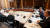 박병석 국회의장이 29일 오후(현지시간) 스톡홀름에 있는 스웨덴 국회에서 안드레아스 노를리엔 스웨덴 국회의장과 회담을 하고 있다. [뉴스1]