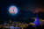 에버랜드 우주관람차에 뜬 한가위 보름달 영상. [사진 에버랜드]