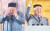 김정은 북한 국무위원장은 10일 노동당 창건 기념 열병식에서 울먹이는 모습과 웃는 얼굴을 모두 보여줬다. [조선중앙TV·노동신문=뉴시스·뉴스1]