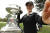 KPMG 여자 PGA 챔피언십에서 우승한 김세영이 셀카를 찍으며 자축하고 있다. [AFP=연합뉴스]