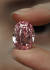무결점 다이아몬드 중 하나로 평가받는 자분홍색 다이아몬드가 12일(현지시간) 홍콩 소더비 경매장에 모습을 드러냈다. AP=연합뉴스