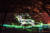 제6회 궁중문화축전에서 인기를 끌고 있는 '창경궁, 빛이 그리는 시간'의 한 장면. 창경궁의 아름다운 연못 춘당지와 연결된 숲길을 빛과 미디어 영상으로 밝히는 신비로운 전시다. [사진 한국문화재재단]