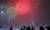 지난 2월 16일 오후 강원 화천군 화천천에서 산천어축제 폐막행사로 불꽃쇼가 펼쳐지고 있는 모습. [연합뉴스]