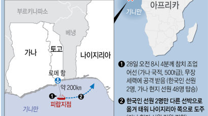 서아프리카 피랍 한국인 선원 2명 석방