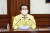 정세균 국무총리가 18일 서울 종로구 정부서울청사에서 열린 코로나19 대응 중대본회의에서 발언하고 있다. 뉴시스