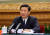 2010년 10월 25일 베이징 인민대회당에서 열린 중국 인민지원군 항미원조 출국 작전 기념 60주년 좌담회에서 시진핑 당시 국가부주석이 연설하고 있다. [중국정부망 캡처]