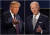 미국 대선 공화당 후보인 도널드 트럼프 미국 대통령(왼쪽)과 조 바이든 민주당 후보. AP=연합뉴스