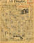  김창열, Le Figaro, 1975, 신문에 수채, 53.5x42cm. [사진 갤러리현대]