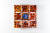 유리 작가 김정석의 '색-공' 개인전. 色-空 glasswall 2020-1, 50x50x4cm(each) 9pc, glass, 2020