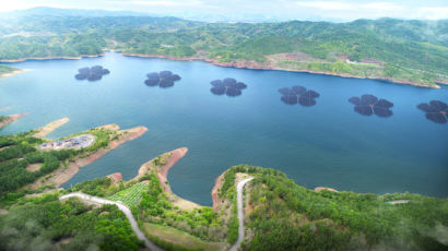 물 위에 태양판이 둥둥…안동에 1179억원짜리 국내 최대 수상태양광