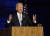 조 바이든 미국 대통령 당선인이 7일 오후 델라웨어주 윌밍턴에 마련된 야외 무대에서 승리 선언을 하고 있다. [EPA=연합뉴스]