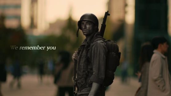 [영상]"오늘날 한국은 당신 덕분" 유엔 참전용사 헌정영상 뉴욕 타임스퀘어에 