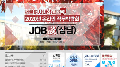 서울여자대학교 직무박람회 ‘Job談(잡담)’ 온라인 개최