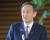 8일 오전 조 바이든 당선자에게 축하 메시지를 보낸 스가 요시히데 일본 총리. [교도=연합뉴스]