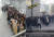 학교 내 거리두기가 지켜지지 않는다며 프랑스 교사 노조 SNS에 올라온 사진(왼쪽)과 파리 루이지 아만드 고등학교 앞 학생들의 시위 장면. 트위터 캡처