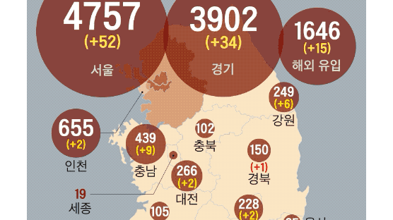 용산 국군복지단, 지하철 역…늘어나는 서울시내 '일상감염'