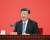 시진핑 중국 국가 주석이 12일 오전 상하이에서 열린 ‘푸둥 개발·개방 30주년 경축대회’에 참석해 기조 연설을 발표하고 있다.[신화=연합뉴스] 