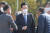 국회 더불어민주당 정정순(청주 상당) 의원이 지난달 31일 오전 청주지검으로 들어서고 있는 모습. 뉴스1