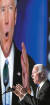 조 바이든 미국 대통령 당선인이 자신의 승리가 사실상 확정된 지난 7일 델라웨어주 윌밍턴에서 한 연설에서 미국인들에게 분열의 상처를 치유하고 통합할 것을 호소하고 있다. [연합뉴스]