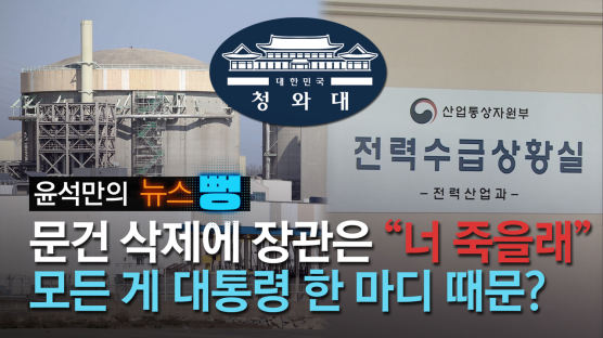 [윤석만의 뉴스뻥] 문건 444개 삭제에 "너 죽을래"…첩보영화 뺨친 '월성 폐쇄'