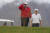 도널드 트럼프 미국 대통령이 21일(현지시각) 워싱턴 인근 버지니아주 스털링에 있는 트럼프 내셔널 골프장에서 골프를 치고 있다. AP=뉴시스