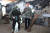 2015년 9월 15일 당시 문재인 새정치민주연합 대표가 국회 국방위원회 현장점검을 위해 연평부대를 방문한 자리에서 안보교육관으로 사용되는 부서진 민가를 둘러보고 있다. [중앙포토]
