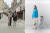 우진원·김은혜 디자이너(왼쪽)와 이들이 전개하는 패션 브랜드 '로켓런치' 룩북. 사진 스페이스 스테이션