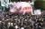 미국 돼지고기 수입 반대 시위하는 대만 시민들. AP=연합뉴스
