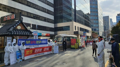 도추연, 靑·민주당사 앞에서 “광역교통개선대책에 식사역 반영하라” 회견