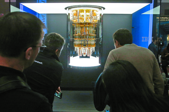 IBM도 올 1월 CES에서 양자컴퓨터를 공개했다. [구글 홈페이지]