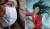 홍콩 민주화 운동가 아그네스 차우(왼쪽)와 영화 '뮬란'의 주연배우 유역비(오른쪽)를 비교하는 사진이 트위터를 달궜다. [트위터 캡쳐] 