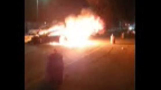 [단독]불 난 아우디서 100㎏ 운전자 구한 경찰 "괴력 나오더라"
