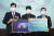 임현서 탱커펀드 대표(가운데)가 금융감독원과 서울시가 주최한 `서울금융위크` 행사에서 IR 부문 대상 수상을 기념하는 사진을 촬영하고 있다. 사진 탱커펀드 