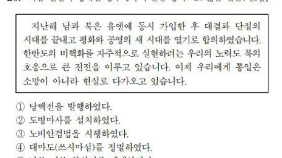 "초딩이 푸냐" 한국사 20번 논란에 돌연 소환된 12년전 문제