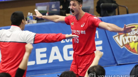 한국전력 러셀-GS칼텍스 러츠, 프로배구 2라운드 MVP